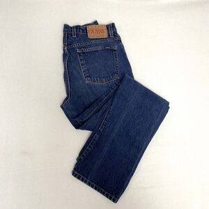 Vintage Guess 060 Y2K Boot Leg Low Waist Light Wash Blue Denim Jeans Women's 31